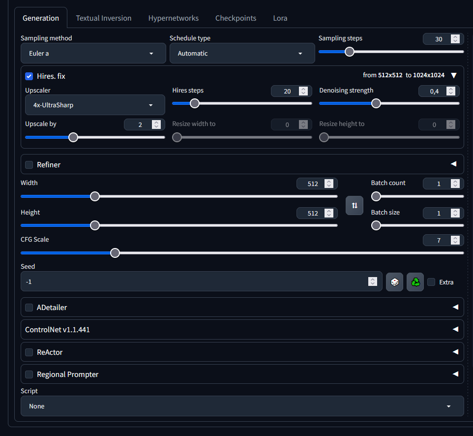 Webui beállítások